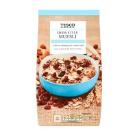 Tesco Swiss Style No Added Sugar Muesli
