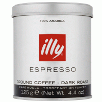 Illy Espresso Ground Coffee Dark Roast